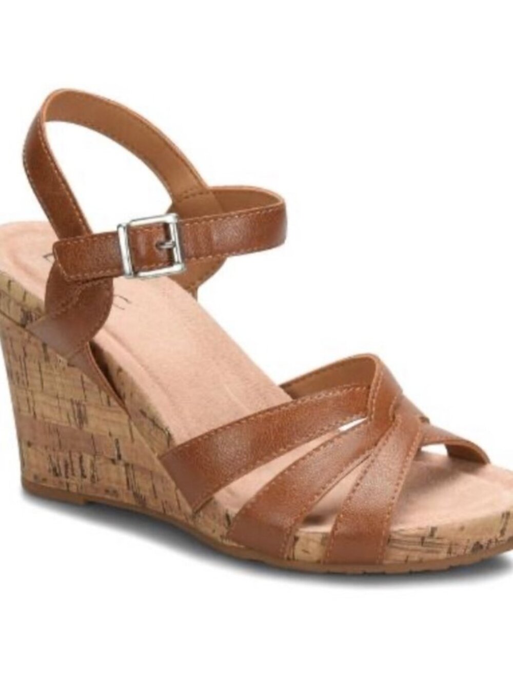 B.O.C. Apple Cork Wedge Sandal - Size 8M